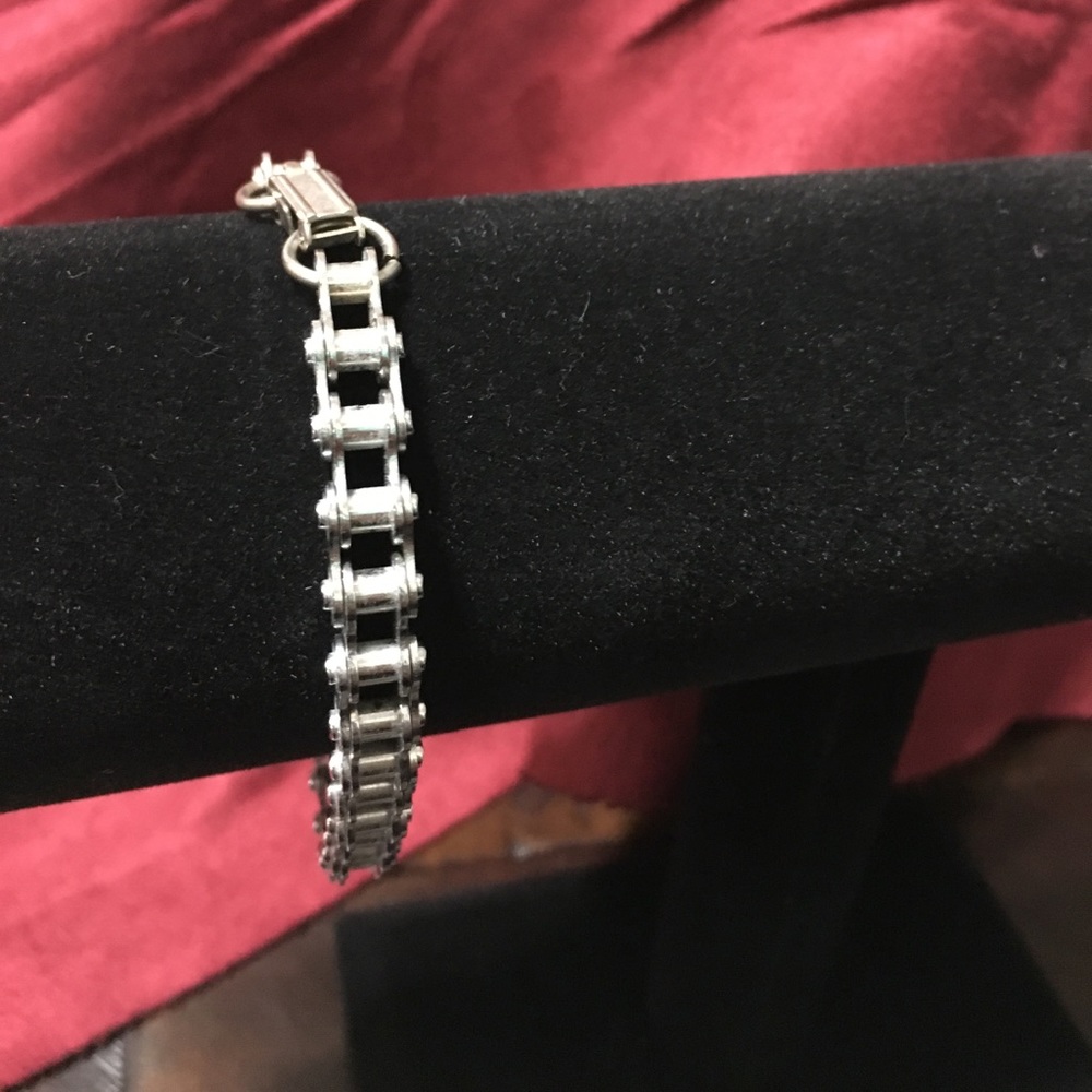 Bike chain bracelet